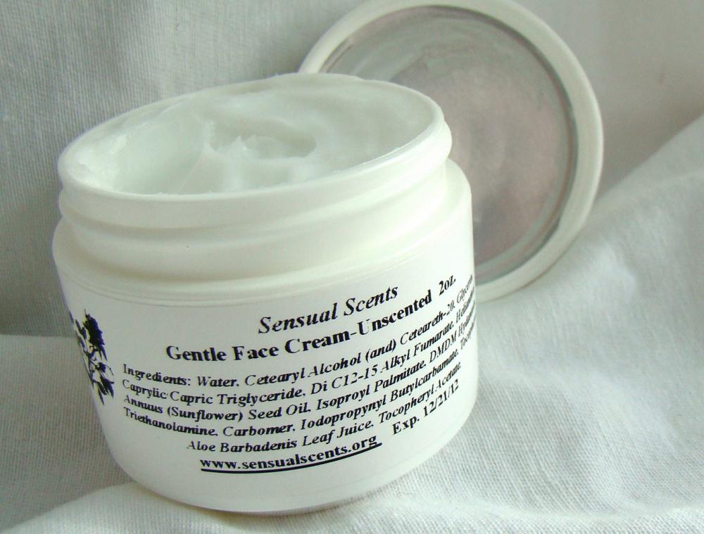 Gentle Face Cream For All Skin Types-unscented 2oz on Luulla